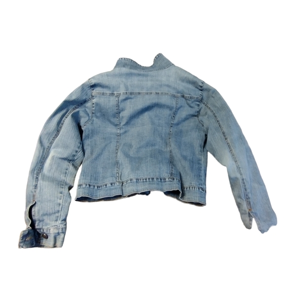 ♥️ 💙 Women's So Real So Right lined denim jacket. Size XL (Juniors) - Picture 2 of 4
